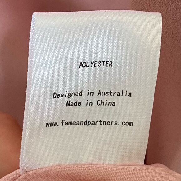 NWT Fame and Partners Maxi Pink Dress Tank Size 0 - Picture 9 of 9